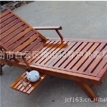 躺椅/实木折叠椅/户外木桌椅/休闲桌椅/三折躺床