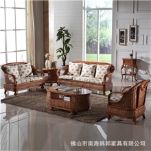 藤家具厂家直藤艺家具组合客厅藤制藤木藤编沙发五件套帝谜沙发