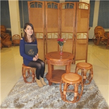 藤椅休闲藤椅进口印尼藤家具休闲椅子阳台茶艺椅凳子111