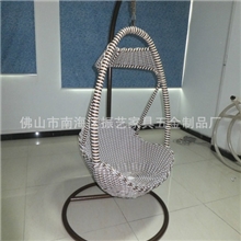 供应吊篮藤椅户外鸟巢吊篮藤编摇椅藤艺秋千双人仿藤PVC吊篮
