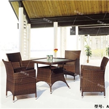 供应厂家直销藤椅批发户外庭院桌椅PE仿藤编制桌椅藤桌椅桌