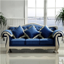 小户型简约水晶扣欧式沙发田园组合布艺沙发酒店会所沙发F8001-H