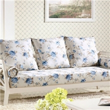 小户型韩式田园沙发欧式地中海组合布艺实木沙发F8012-C厂家直销