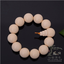 仿象牙手链20mm河马牙佛珠象牙果手串厂家直销