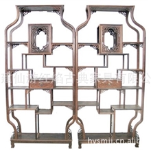 厂家直销鸡翅木家具客厅沙发茶桌圈椅酒瓶博古架