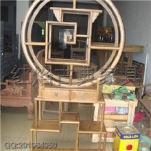 批发明清古典家具,鸡翅木家具红木家具、小圆博古架