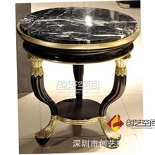厂家直销酒店会所别墅样板房成套家具欧式新古典家具茶几