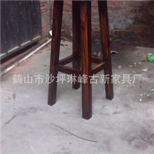 酒吧家具酒吧椅吧椅实木吧椅松木炭烧碳化吧椅火烧吧椅