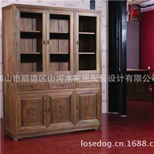 批发进口玫瑰紫檀酸枝红木家具两门书柜董事长办公室装修家具