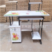 厂家直销一米彩绘电脑桌、台式机电脑桌批发零售各式电脑桌