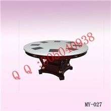 /湖南火锅餐桌专用材质全实木制作/圆形火锅餐桌一人一锅小锅定做