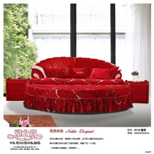 新款圆床促销别具一格喜庆大款婚床811华丽款式独特1800物超所值