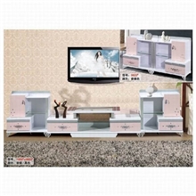 3米香槟色组合电视柜烤漆板式视听柜南康现代客厅地柜