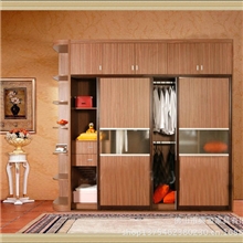 广州衣柜工厂大量批发整体家居衣柜简约板式衣柜可来图加工