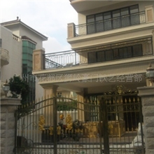 广州吉利豪门铁艺厂专业设计生产销售大门等各式铁艺制品