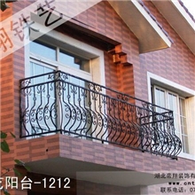 厂家定制阳台护栏、高档阳台栏杆、锻铁阳台栏杆1212