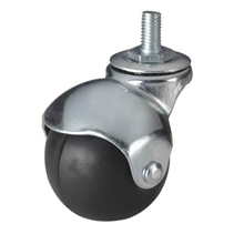 专业的小规格脚轮生产工厂生产供应1.5寸和2寸橡胶球轮脚轮