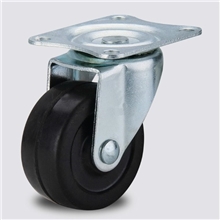 批发高性价比2寸轻型万向橡胶万向轮转向的和带丝杆的供选择