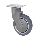 专业生产高性能全塑医疗轮、病床轮、万向医疗脚轮4寸医疗轮