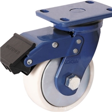 超重型蓝架高强度尼龙刹车轮