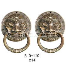 大门狮子头配件铜狮子头老虎头狗头现货拉手价格详谈