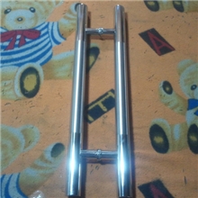 【柏图】直销价廉物美货源充足不锈钢H型中砂玻璃门拉手大门把手