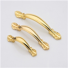 温州新款直销8819欧式金色家具拉手K金