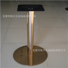 热销不锈钢家具五金|帆天家具五金生产镀钛金不锈钢五金家具桌脚
