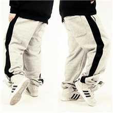 蜜丘琳冬加厚男士绒大码嘻哈街舞hiphop/dancer/bboy运动裤卫裤子