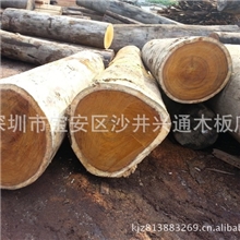 供应深圳实木家具板山樟木柳桉木原木菠萝格规格料材