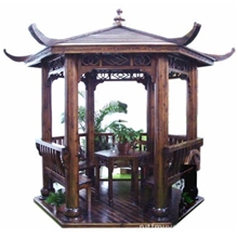 供应南京防腐木凉亭，河北石家庄防腐木凉亭