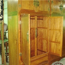 YF0152花梨木大衣柜衣橱顶箱柜四门大衣柜实木家具原木家具