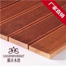 厂家直销进口印尼菠萝格防腐木户外地板