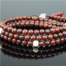 批发极品同料印度小叶紫檀佛珠手串6mm/108颗念珠手链/男女款