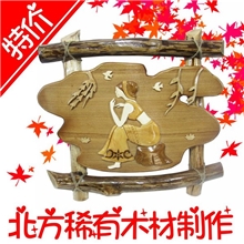 热销手工雕刻实木井字艺术品工艺品画美江木质工艺品厂批发