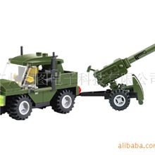 加农炮KZ6041塑料拼装小颗粒儿童积木玩具批发代发
