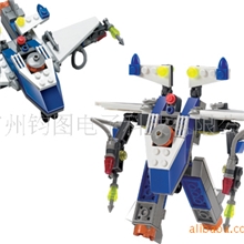 暴风鹰8016塑料拼装小颗粒儿童积木玩具批发代发