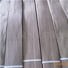 供应天然木皮短料美国黑胡桃地板木皮