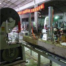 节省人工又省材料2米5长新型精密圆木推台锯/木工带锯推台