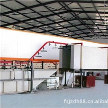 悬挂链式手动/自动喷涂烘烤线,手动网带式两涂两烘线