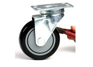 厂家供应3寸平板式万向活动脚轮东莞脚轮