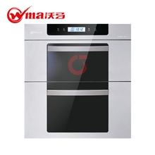 厂家批发沃马高档二星消毒碗柜豪华型100L家用嵌入式消毒柜