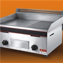 燃气扒炉燃气手抓饼炉铁板烧半平半坑扒炉王子西厨正品