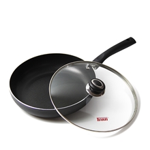 正品天喜不粘无油烟平底煎锅不粘锅电磁炉明火通用韩式煎锅