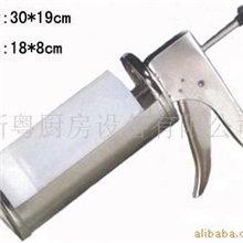 汉堡酱枪+桶，吸管盒，薯条铲