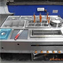 六功能小吃车烧烤，油炸，麻辣烫，铁板烧，酸辣粉，米线