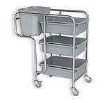 酒店。宾馆，饭店餐厅专用餐盘收集车手推餐车清洁车酒店用品