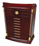 高端古典实木演讲台展会发言台酒店咨询台接待台欧式迎宾台