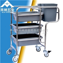 【厂家直销】收集车餐盘收集车不锈钢收集车收碗车不锈钢餐车