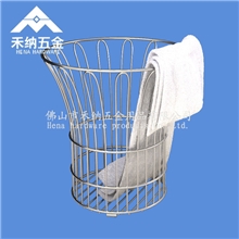 【厂家直销】毛巾筐圆锥形毛巾筐不锈钢毛巾筐酒店客房毛巾筐